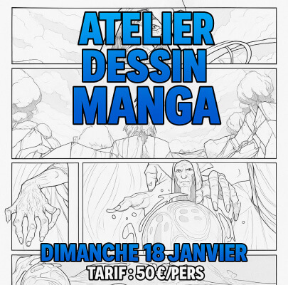 Atelier Manga Dimanche 18 Janvier 2026